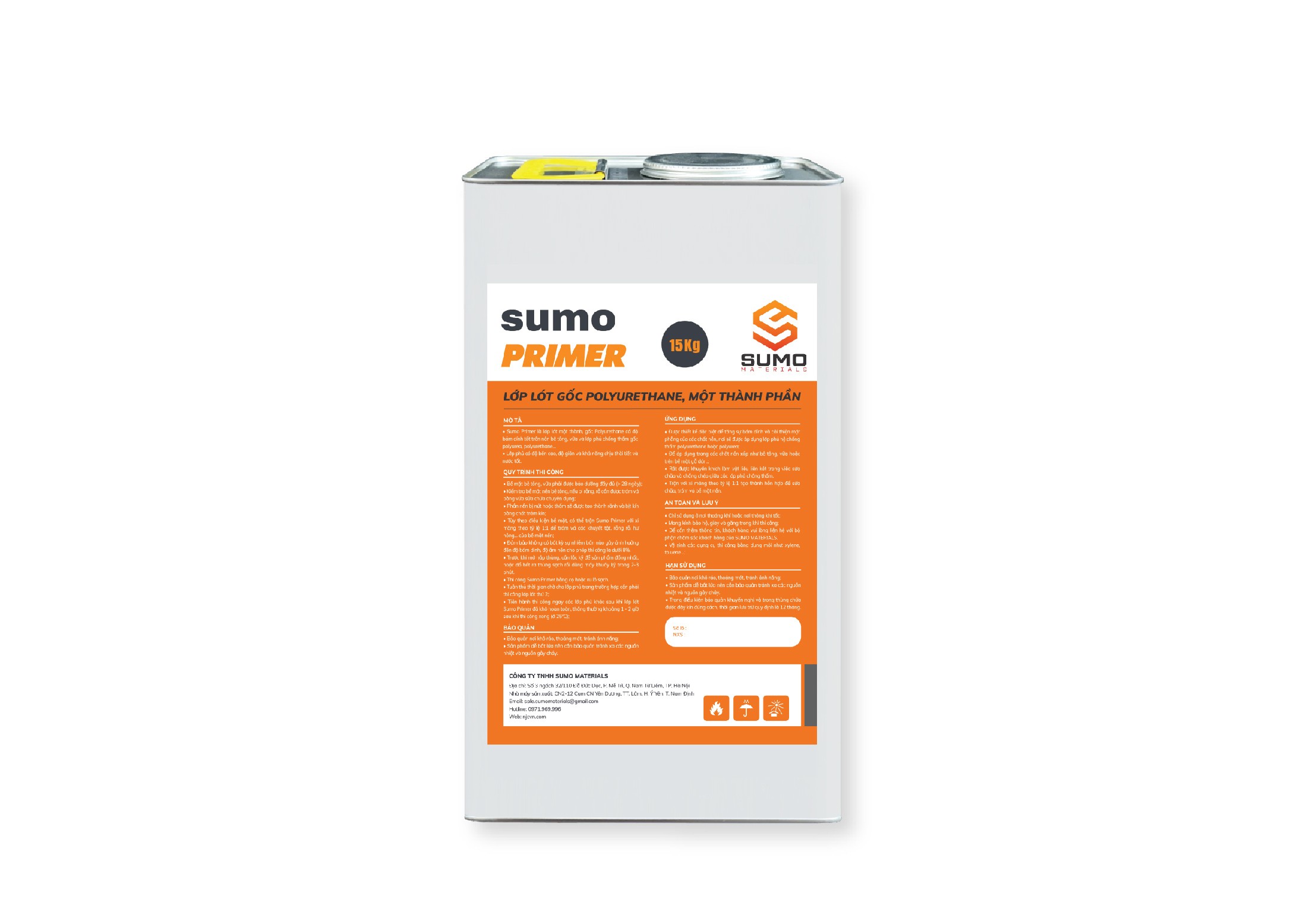 SUMO PRIMER LỚP LÓT GỐC POLYURETHANE MỘT THÀNH PHẦN